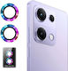 Redmi Note 14s Enkay Hat-Prince 9H Rear Camera Lens Aluminium Alloy Tempered Glass Film Colorful