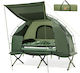 Costway Σκηνή Camping Μπεζ 3 Εποχών 194x87x167εκ.