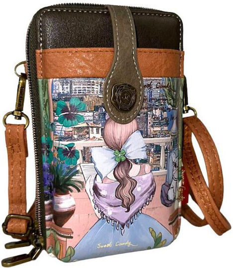 Damen Brieftasche Handyhülle Süßigkeiten Cgc185-4 Stadt
