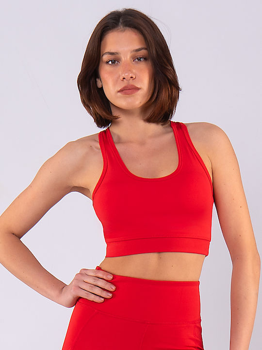 The Lady Women's Bra without Padding Red
