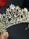 Tall Bridal Wedding Tiara Gold Christina Dimensions Height 8.5cm Design Circumference Left-right 30cm Diameter 15.5cm Weight 180g