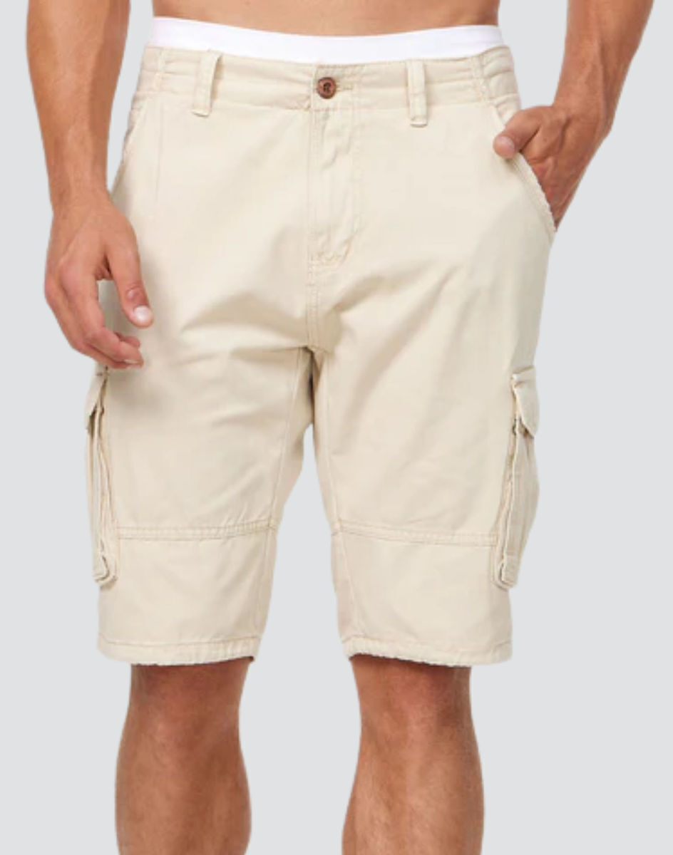 Indicode Men's Shorts Cargo Ekrou 4779-INMonroe-004