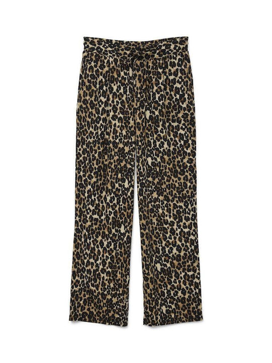 Vero Moda Tigers Eye Γυναικεία Παντελόνα σε Καν...