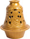 Metall-Vigil-Öllampe Glocke 1 Stück Gold