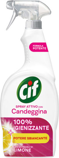 Cif Green Active Lime Scale Remover Lemon Spray 650ml 5-56432