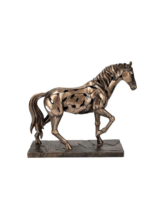 Άλογο Άγαλμα Ηλεκτρόλυση Μπρούτζου Veronese 25,5cm X 21,5cm