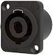Seetronic Sl4mp Chassis Plug Speakon 4 Pole Black Plug Xlr 3pin Male Gold-Plated Contacts Ip65 Black
