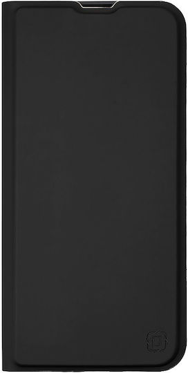 Obal:Me Smoothtouch Книга Кожа Черен (Xiaomi 14 ProRealme 14 ProHonor X7)