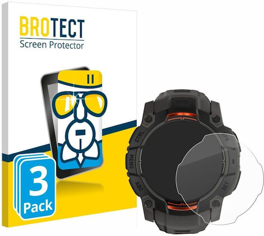 Brotect Airglass Glass Screen Protector για το Garmin Instinct 3τμχ