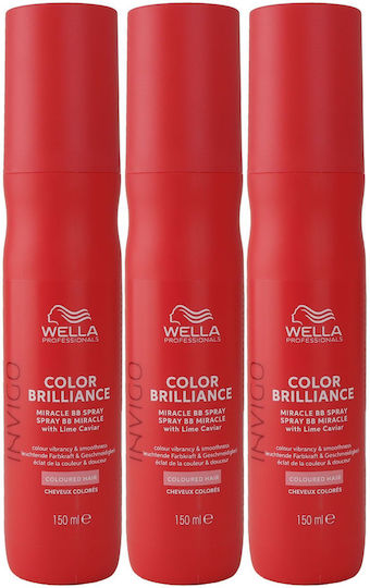 Wella Invigo Color Brilliance Set de îngrijire a părului pentru menținerea culorii cu Spray 3buc
