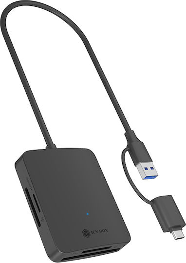 Icy Box Card Reader USB 3.2 για SD/microSD