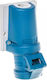 Steels Industrial Socket 3p 16a 230v Blue Ip44 1341 Men1341