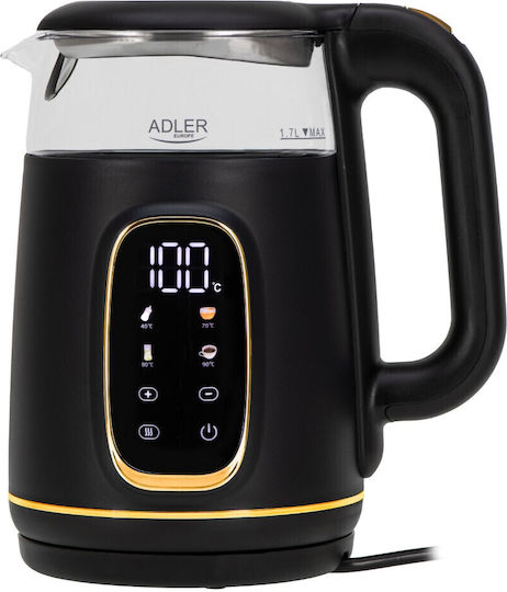 Adler Kettle 1.7lt 1850W Black