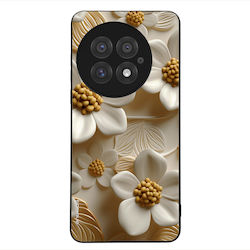 Sonique 3D Blumen-Serie Hülle OnePlus 13 5G Weiß