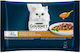 Gourmet Perle Υγρή Τροφή για Γάτες σε Φακελάκι με Σολομό, Τόνο, Κοτόπουλο και Μοσχάρι 4x85gr