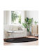 vidaXL Anti-slip Rug Outdoor Rectangular Black