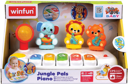 Winfun Instrument Muzical cu Muzică, Lumină și Sunete pentru 12++ Luni
