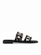 Women's Flat Sandals in Black Color