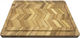 Lukanda Wooden Chopping Board Brown 36x26cm