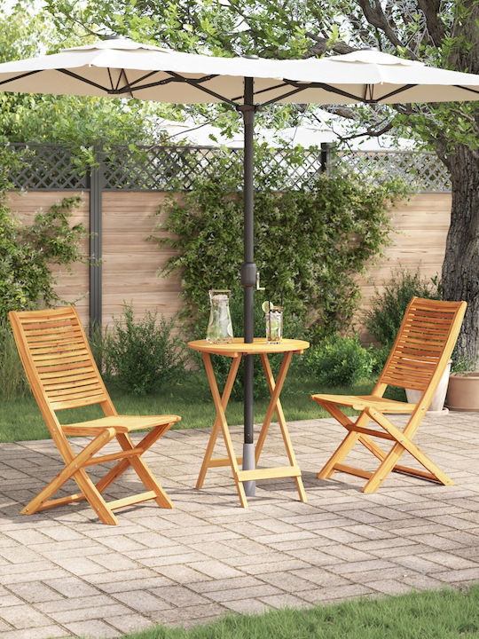vidaXL Garten- und Outdoor-Möbelsets Typsatz Bar 3 Stücke Braune