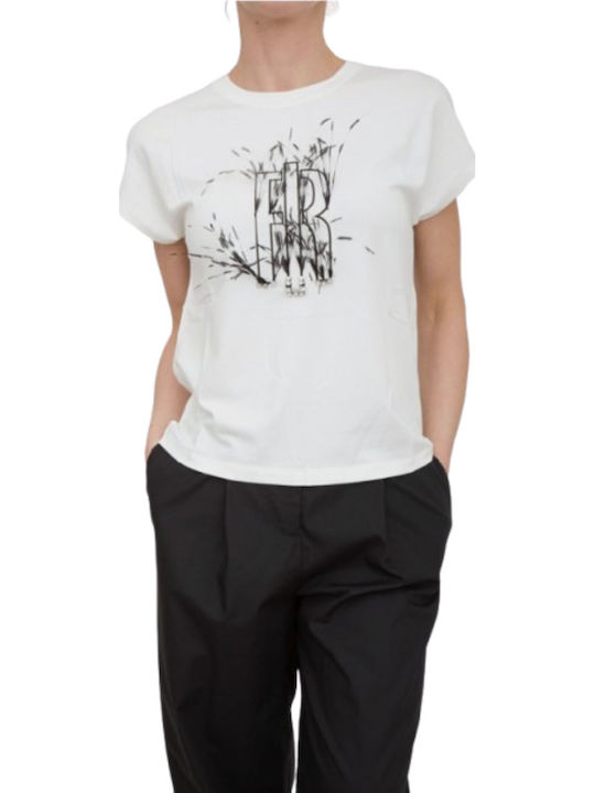 Γυναικείο T-shirt Cream