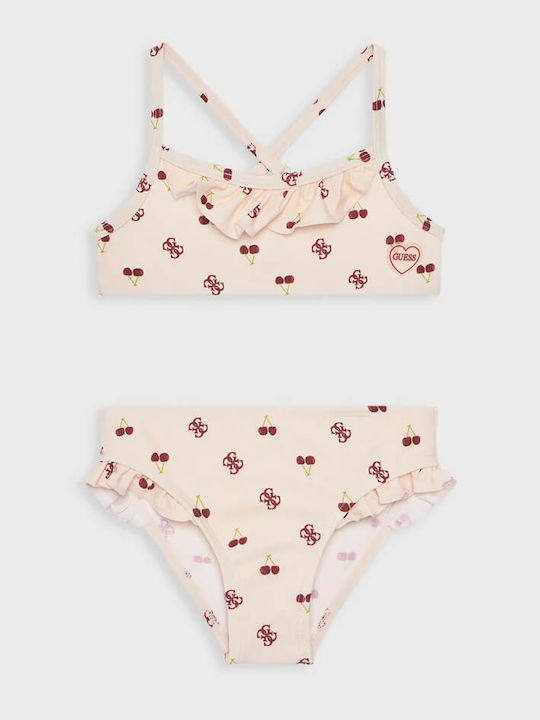 Guess Kids Swimwear Bikini Pink Pale