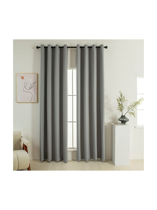 Beauty Home Blackout Curtain with Grommets Soft...