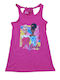 Kinderkleid Ärmellos Fuchsia