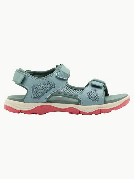Jack Wolfskin Παιδικά Πέδιλα Πράσινα