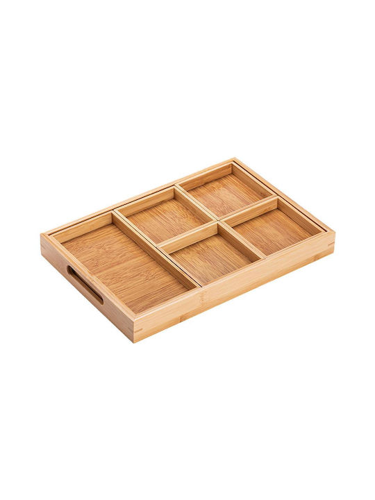 Next Wooden Rectangular Serving Tray in Brown Color 3.5cm 36126------2 1pcs