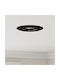 vidaXL Rectangle Plastic Recessed Spot with Integrated LED and Cool White Light Black 9x9cm. 1pcs