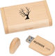 Skymnos Wooden 32gb Usb 3.0 Stick Bamboo