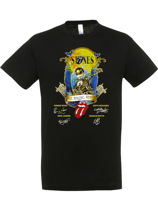 Herren T-Shirt Stedman Schwarz Rolling Stones Dp2097
