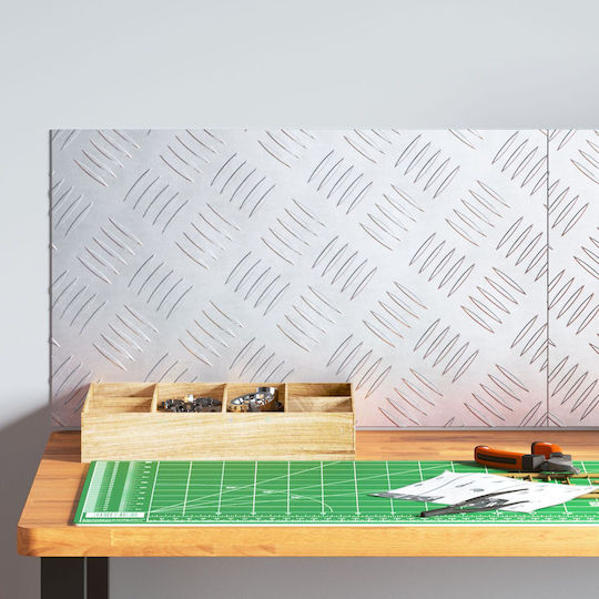 vidaXL Plintă de Pardoseală Aluminiu pentru Trepte 50x30cm. 2buc