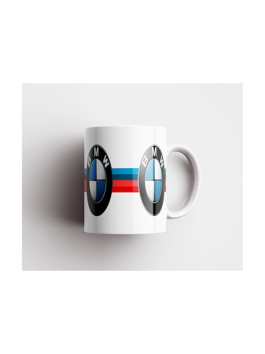 White Ceramic Mug Bmw Dp2045