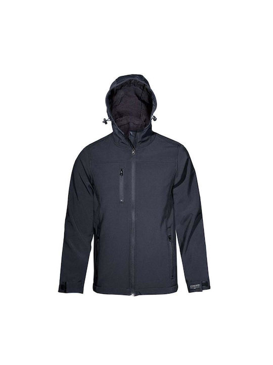 Fageo Μπουφάν Εργασίας Softshell με Κουκούλα Na...