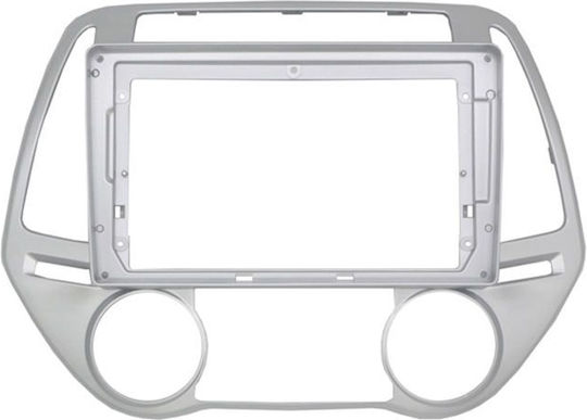Hyundai I20 2008 2013 * Automatic Climate Control Car Audio Touch Screen 9" Inch Android Mounting Frame Fascia Car Radio Panel Dash Factory Type Plastic Frame