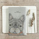Synchronia Notebook Block Print Dog-you'll Never Walk Alone 9x14cm