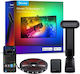 Govee Smart Ταινία LED Backlight T2 Wi-Fi Τηλεόρασης 12V RGB Φως 5m με Τροφοδοτικό & WiFi Controller