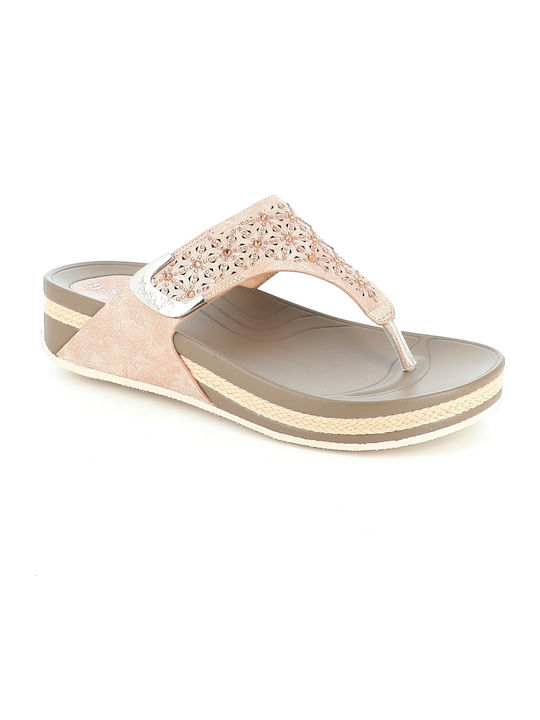 B-Soft Women's Platform Shoes Gold
