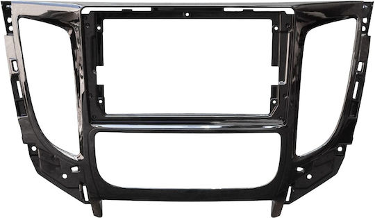 Mitsubishi L200 2015 2019 Climate Car Touchscreen Sound System 9" Inch Android Mounting Frame Fascia Car Radio Panel Dash Factory Type Plastic Frame