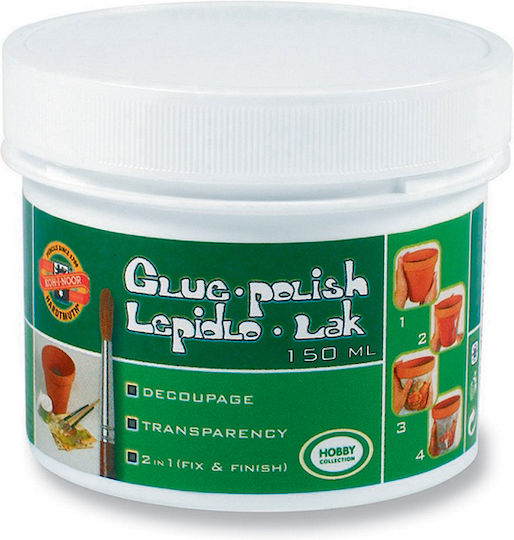 Liquid Glue Decoupage Varnish 150ml Koh-i-noor