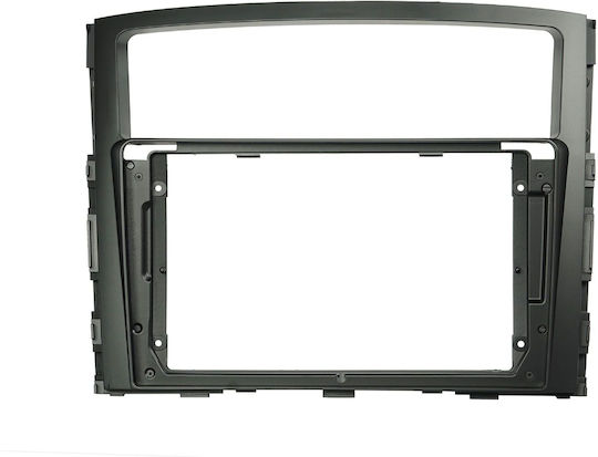 Πρόσοψη Mitsubishi Pajero 2006 2013 Οθόνη Αυτοκίνητου Ηχοσύστημα Αφής 9" Ιντσών Android Mounting Frame Fascia Car Radio Panel Dash Εργοστασιακού Τύπου Πλαίσιο Πλαστικό
