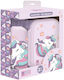 Must Team Plastic Kids' Lunch Set Unicorns 0.8lt Pink