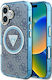 Guess Triangle Umschlag Rückseite Silikon Blau ...