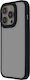 Matt Back Cover Silicon Negru (iPhone 16 Plus)