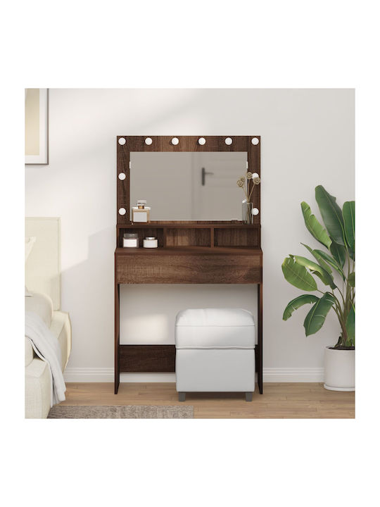 Floor-standing Bedroom Makeup Dressing Table Wo...