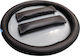 Maxeed Auto-Lenkradabdeckung mit Durchmesser 37-39cm Synthetisch Schwarz