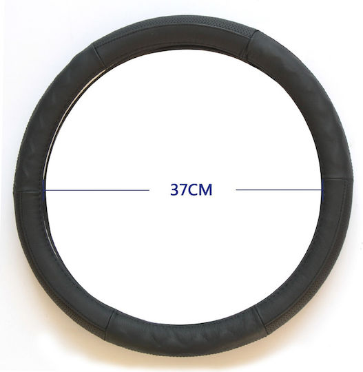 Maxeed Auto-Lenkradabdeckung mit Durchmesser 37cm Leder Schwarz