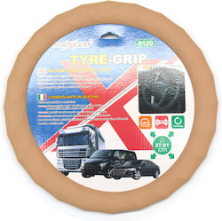 Maxeed Car Steering Wheel Cover with Diameter 34cm Silicone Beige